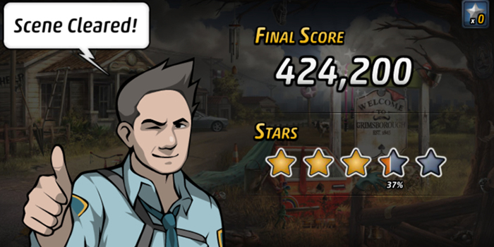 Clearing levels earns points, which are converted into Stars