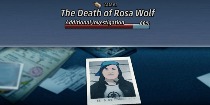 Every time player consumes a Star the meter shows how close the case is to being solved