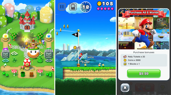 Mario Run - Unlock Worlds