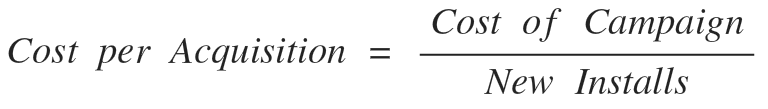 Cost per Acquisition